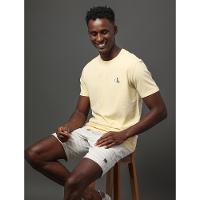 Camiseta Masculina Reissue Peito Calvin Klein Jeans - Amarelo Manteiga - 5