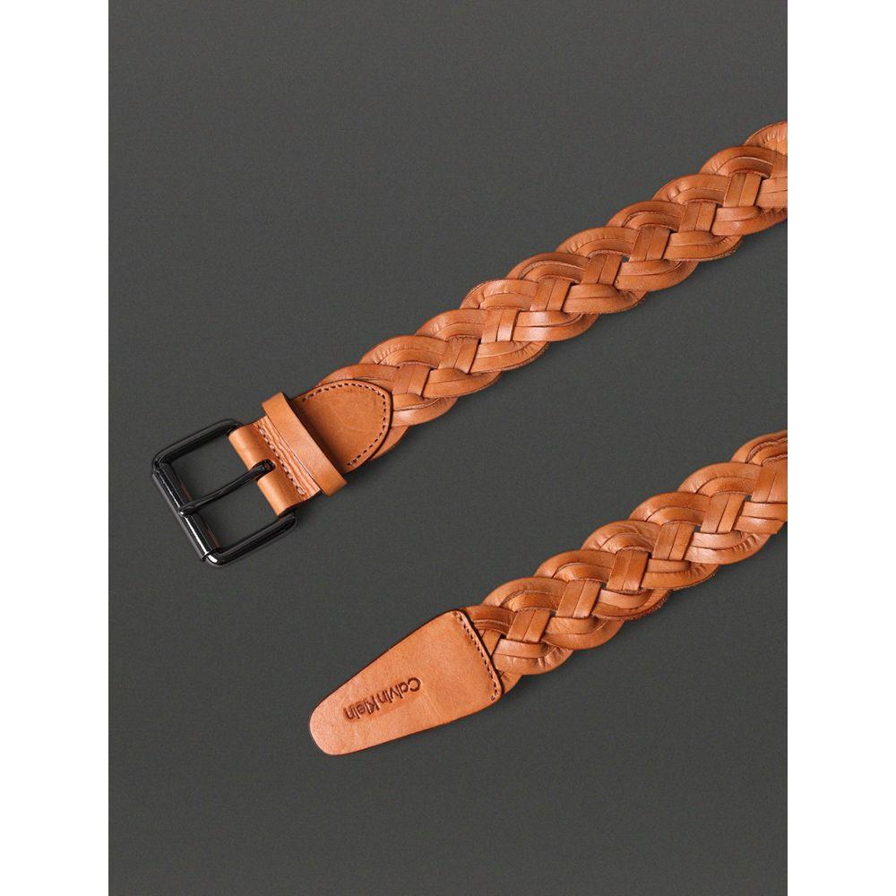 Cinto Feminino Trançado Calvin Klein - Havana - 2