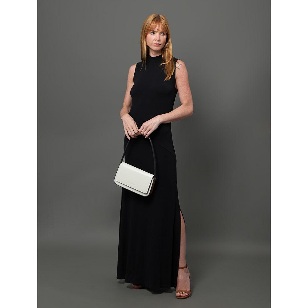 Vestido Feminino Longo Com Recorte Calvin Klein - Preto - 3