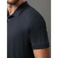 Polo Masculina Textura Calvin Klein Jeans - Marinho
