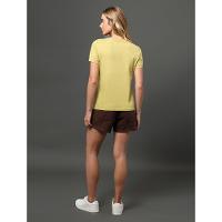 Camiseta Feminina Micrologo Peito Calvin Klein Jeans - Verde Pistache - 2