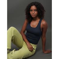 Regata Feminina Nadador Ribana Calvin Klein Jeans - Marinho - 5