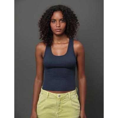 Regata Feminina Nadador Ribana Calvin Klein Jeans - Marinho