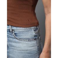 Regata Feminina Nadador Ribana Calvin Klein Jeans - Marrom