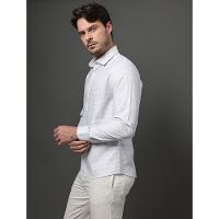 Camisa Masculina Slim Pima Cotton Calvin Klein - Branco - 5