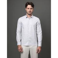 Camisa Masculina Slim Pima Cotton Calvin Klein - Branco - 1