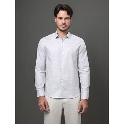 Camisa Masculina Slim Pima Cotton Calvin Klein - Branco