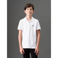Polo Menino Logo Re Issue Calvin Klein Jeans - Branco 2 - 1