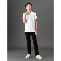 Polo Menino Logo Re Issue Calvin Klein Jeans - Branco 2 - 3