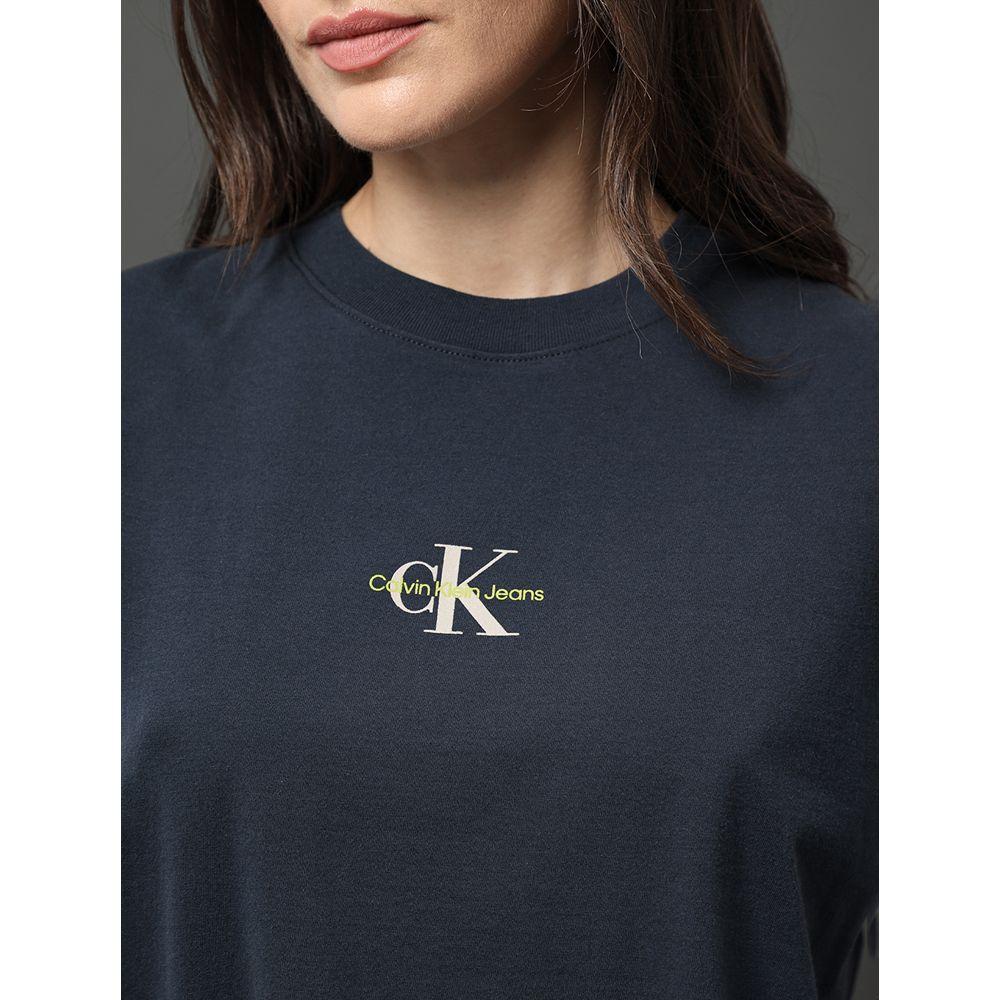 Blusa Feminina Malha Muscle Tee Calvin Klein Jeans - Marinho - 4