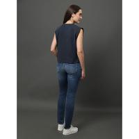 Blusa Feminina Malha Muscle Tee Calvin Klein Jeans - Marinho - 2