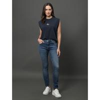 Blusa Feminina Malha Muscle Tee Calvin Klein Jeans - Marinho - 3