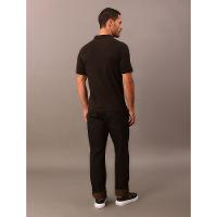 Polo Masculina Manga Curta Smooth Calvin Klein - Preto