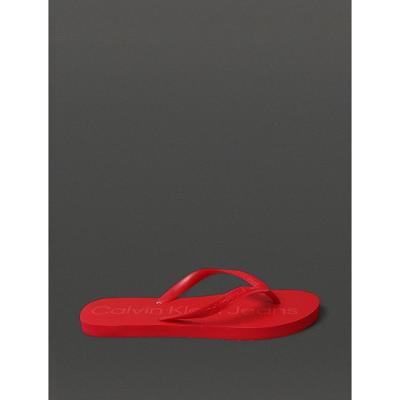 Chinelo Masculino Básico Calvin Klein Jeans - Vermelho