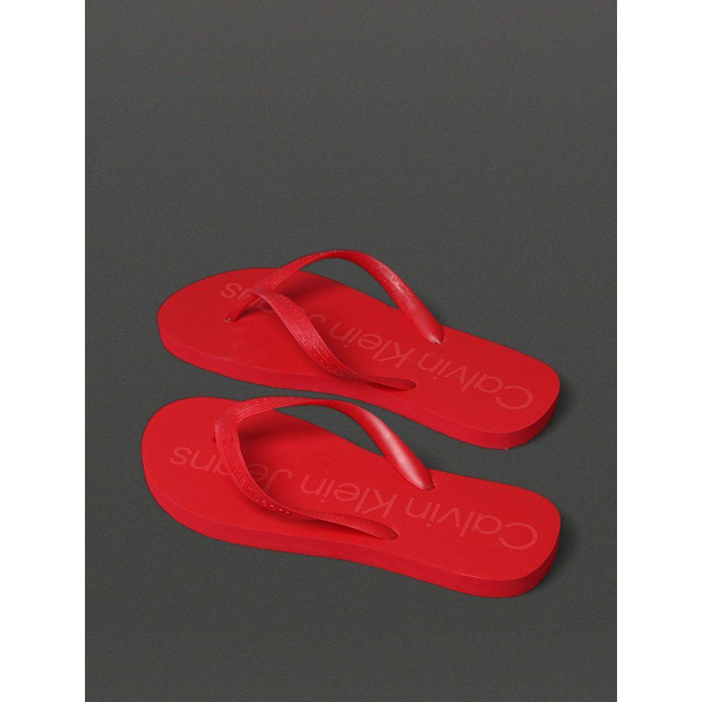Chinelo Masculino Básico Calvin Klein Jeans - Vermelho - 4