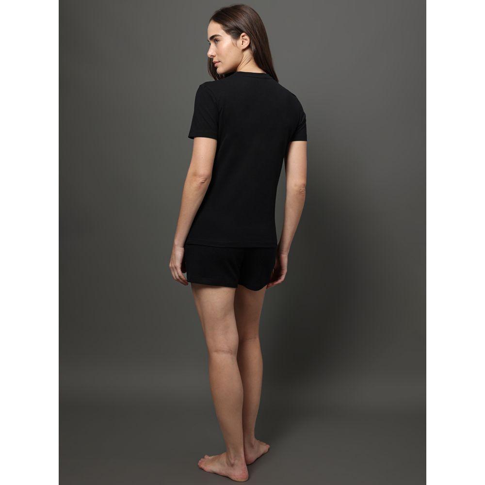 Camiseta Feminina Touch Cotton Calvin Klein Underwear - Preto - 2