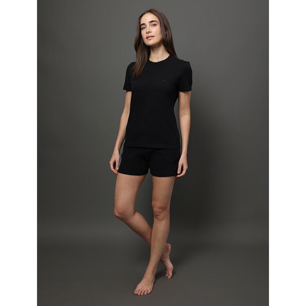 Camiseta Feminina Touch Cotton Calvin Klein Underwear - Preto - 3