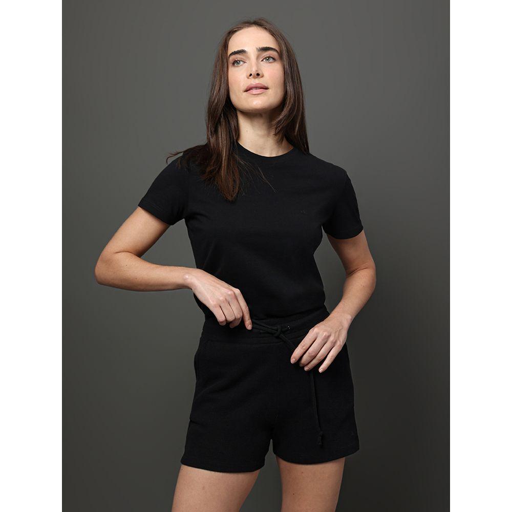 Camiseta Feminina Touch Cotton Calvin Klein Underwear - Preto - 5