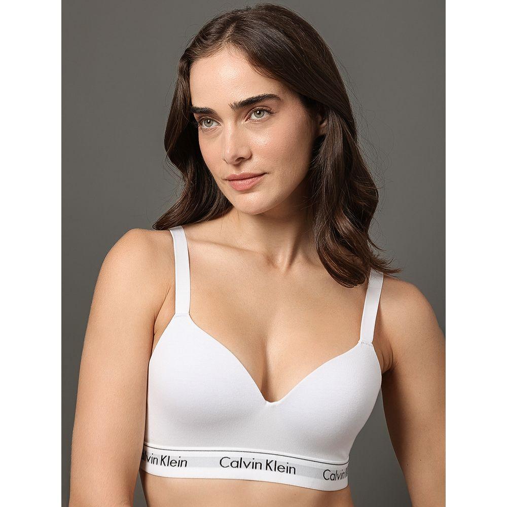 Sutiã Bojo Modern Cotton Calvin Klein Underwear - Branco 2 - 5