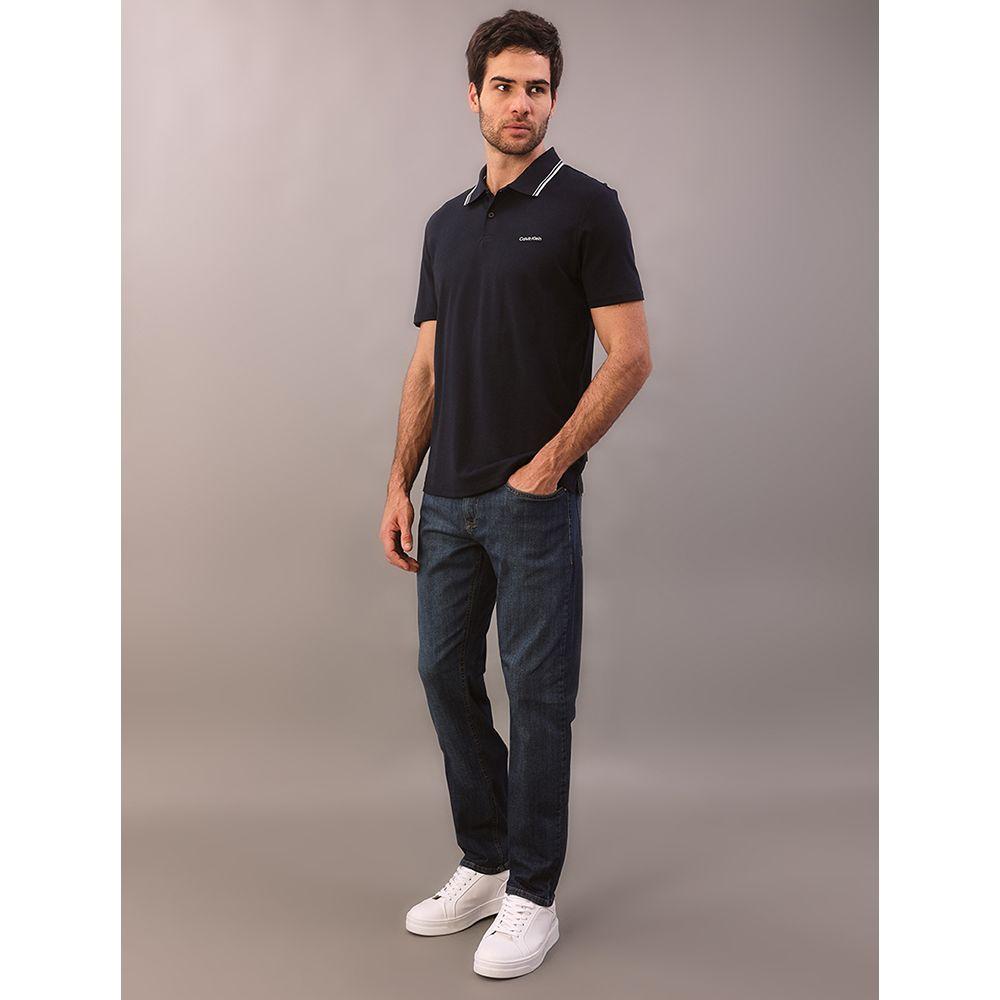 Polo Masculina Liquid Touch Calvin Klein - Marinho - 1