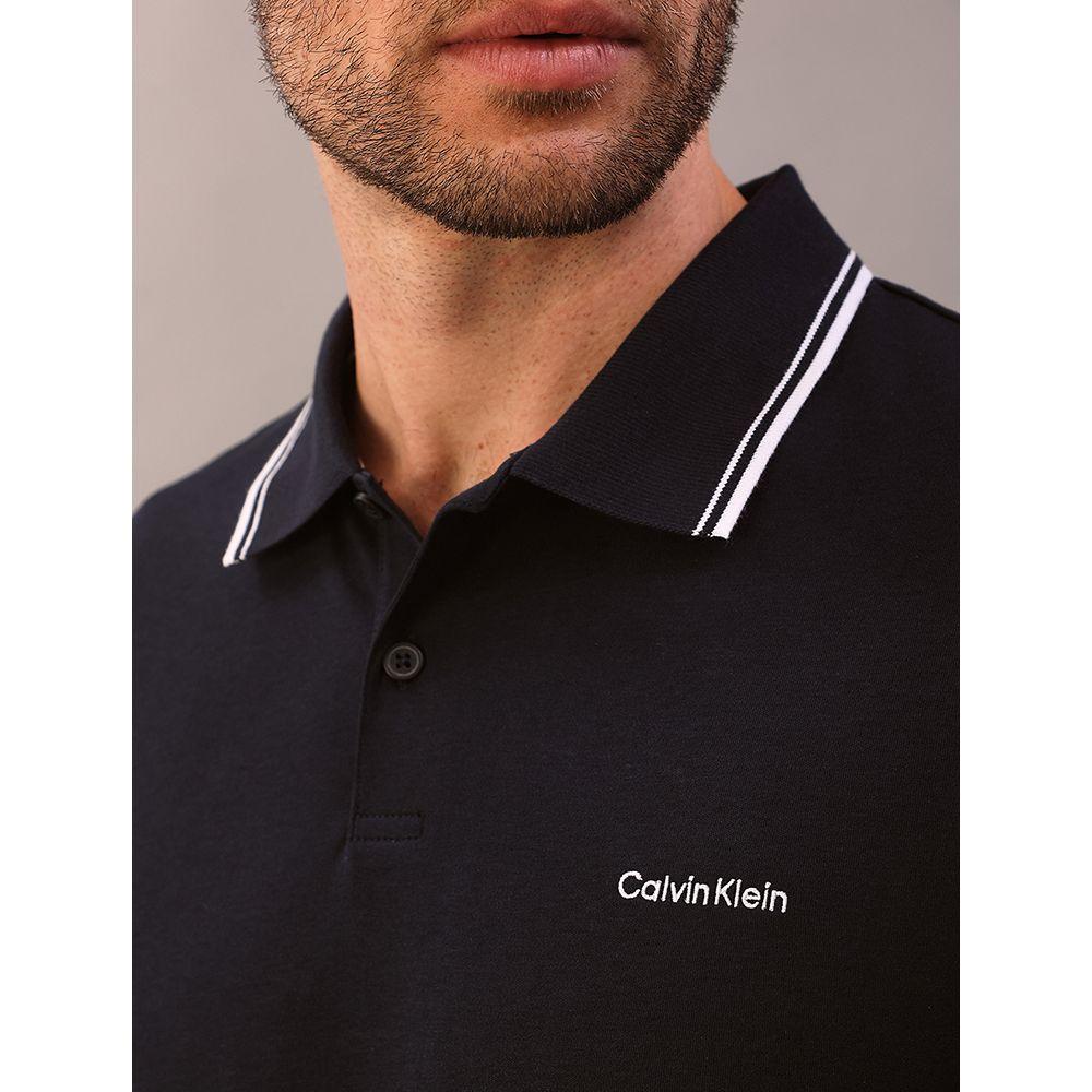 Polo Masculina Liquid Touch Calvin Klein - Marinho - 3
