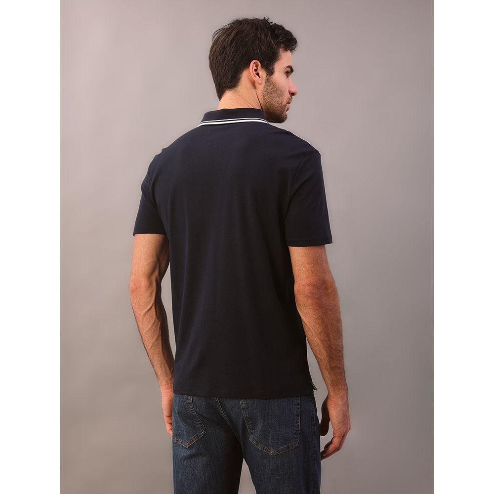 Polo Masculina Liquid Touch Calvin Klein - Marinho - 4