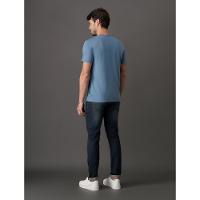 Camiseta Masculina Gola Careca Solid Liquid - Azul Médio - 2