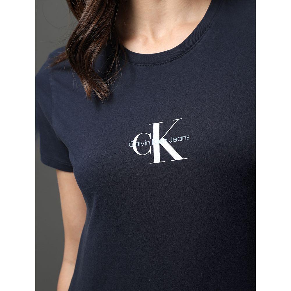 Camiseta Feminina Reissue Centralizado Calvin Klein Jeans - Marinho - 4