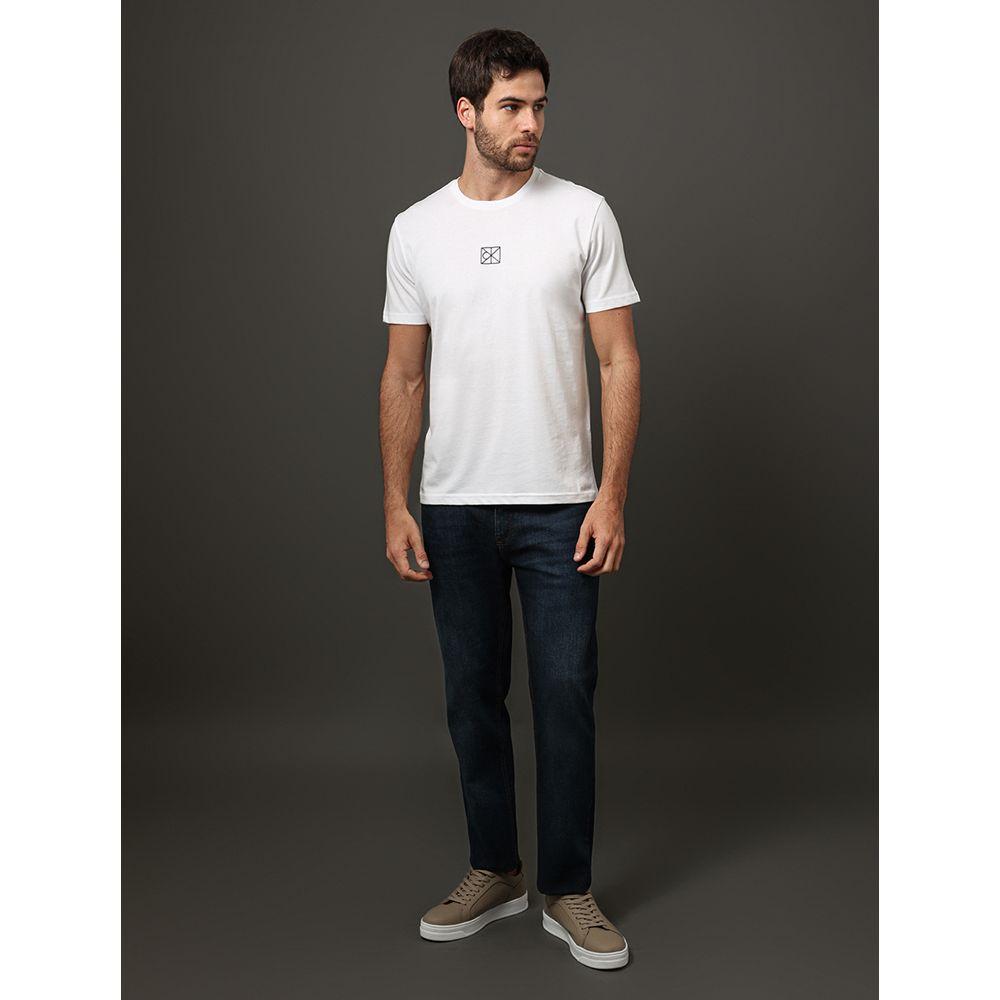 Camiseta Masculina Rubber Patch Calvin Klein - Branco - 2