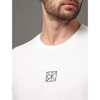 Camiseta Masculina Rubber Patch Calvin Klein - Branco - 3