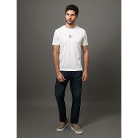 Camiseta Masculina Rubber Patch Calvin Klein - Branco - 4