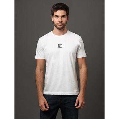 Camiseta Masculina Rubber Patch Calvin Klein - Branco