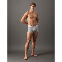 Kit 4 Cuecas Trunk Classic Cintura Baixa Com Elastano Calvin Klein Underwear - Branco + Preto + Mescla - 10
