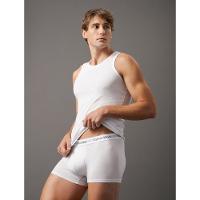 Kit 4 Cuecas Trunk Classic Cintura Baixa Com Elastano Calvin Klein Underwear - Branco + Preto + Mescla - 6