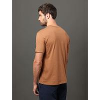 Camiseta Masculina Logo Centralizado Calvin Klein Jeans - Havana - 2