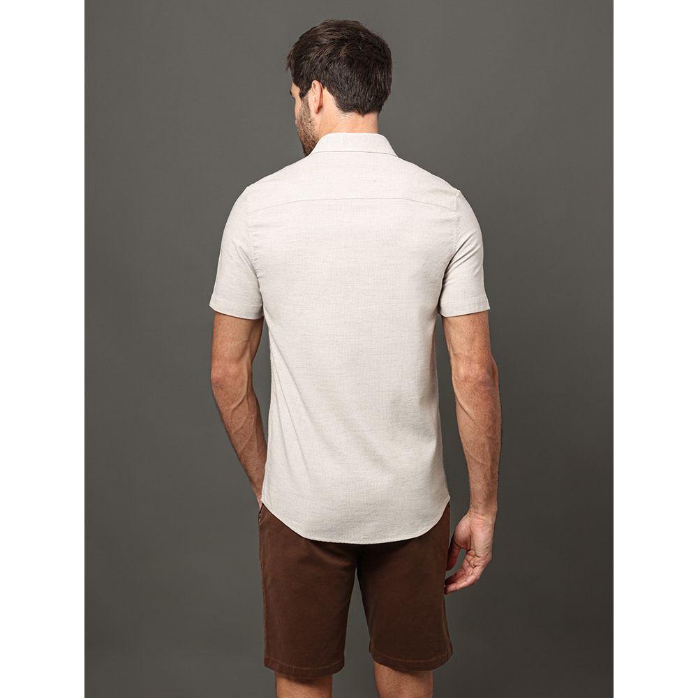 Camisa Masculina Tela Calvin Klein Jeans - Off White - 2