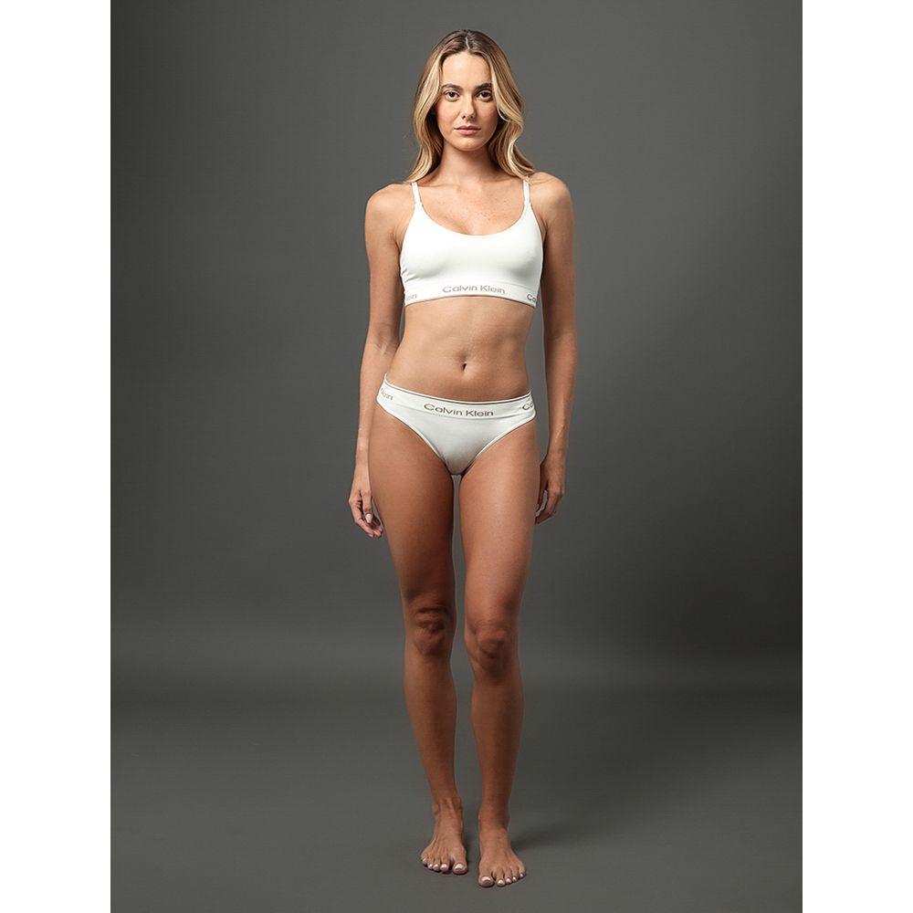 Top Triângulo Feminino Modern Cotton Seamless Calvin Klein Underwear - Off White - 2