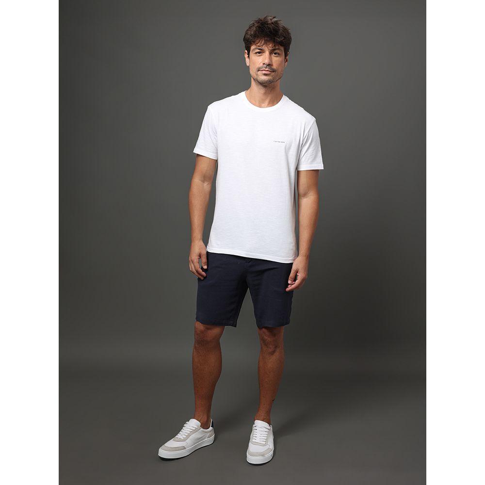 Camiseta Masculina No Boundaries Calvin Klein Jeans - Branco - 3