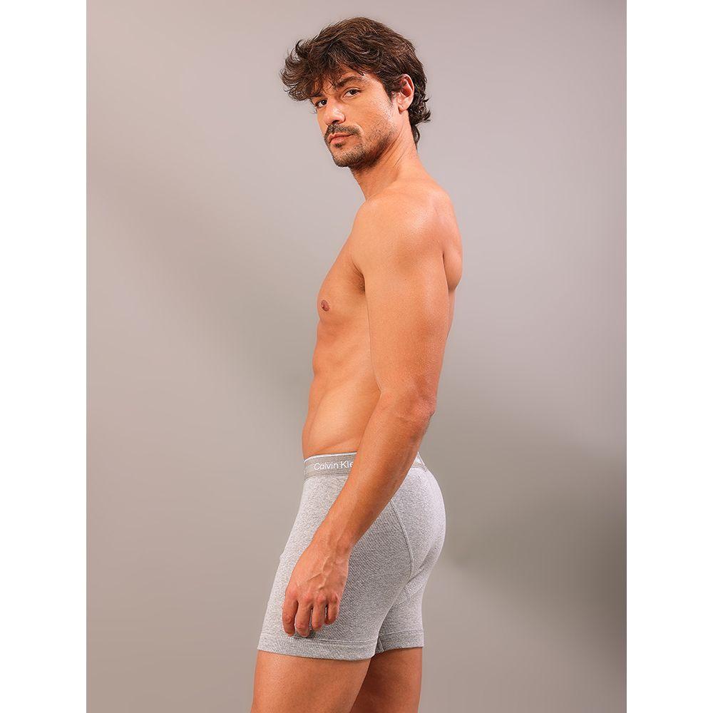 Kit 3 Cuecas Boxer Brief Cotton Calvin Klein Underwear - Multi - 7