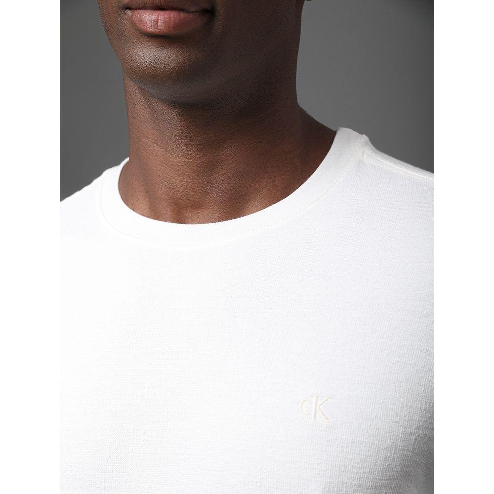 Camiseta Masculina Soft Calvin Klein Jeans - Off White - 4