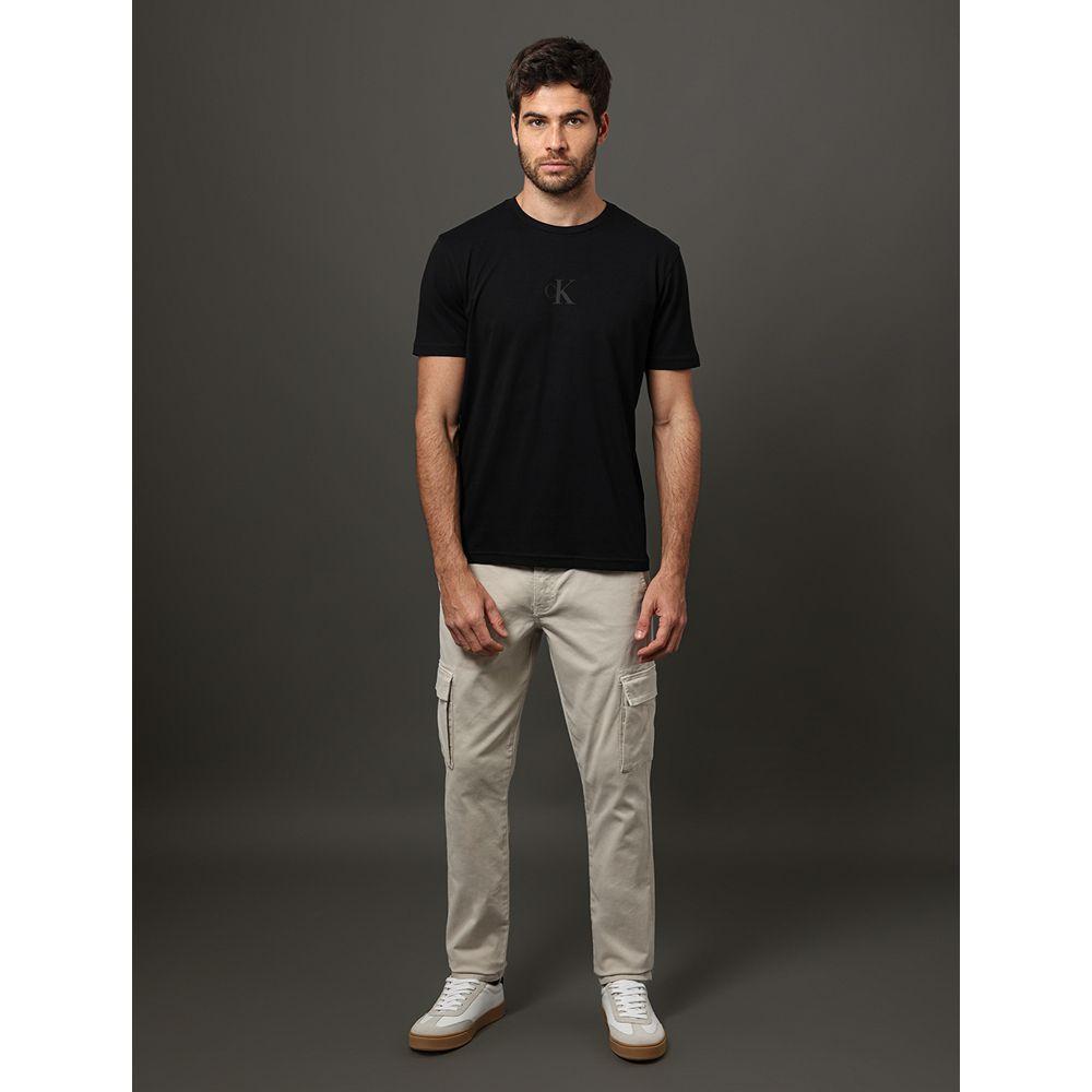 Calça Masculina New Skinny Cargo Calvin Klein Jeans - Caqui Claro - 3