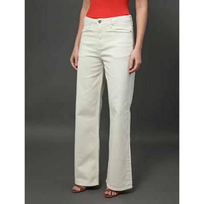 Calça Feminina Color Wide Leg Calvin Klein - Areia
