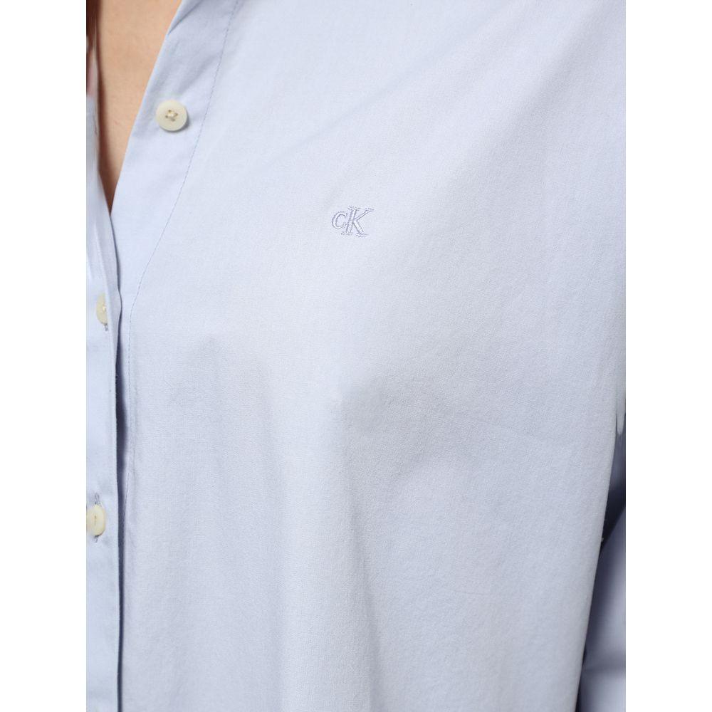 Camisa Feminina Com Bordado Calvin Klein Jeans - Lavanda - 4