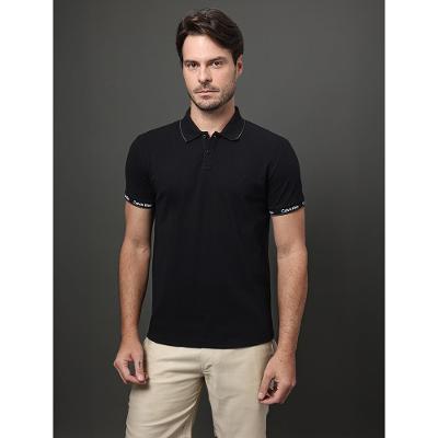 Polo Mc Ck Masc Logo Punho - Preto