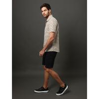 Camisa Masculina Listras Texturas Calvin Klein Jeans - Caqui Medio - 5