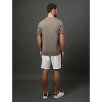 Camiseta Masculina Básica Smooth Cotton Calvin Klein Jeans - Caqui Medio - 2