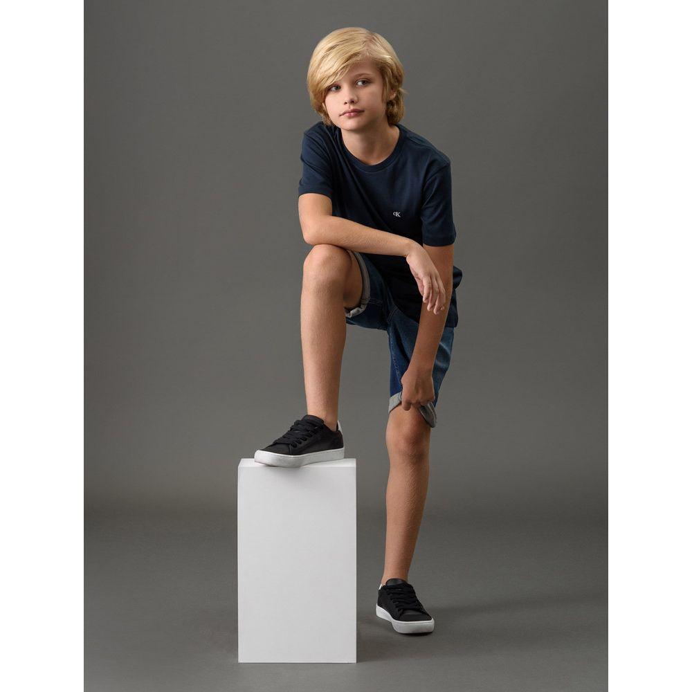 Camiseta Menino Bordado Calvin Klein Jeans - Marinho - 5