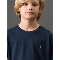 Camiseta Menino Bordado Calvin Klein Jeans - Marinho