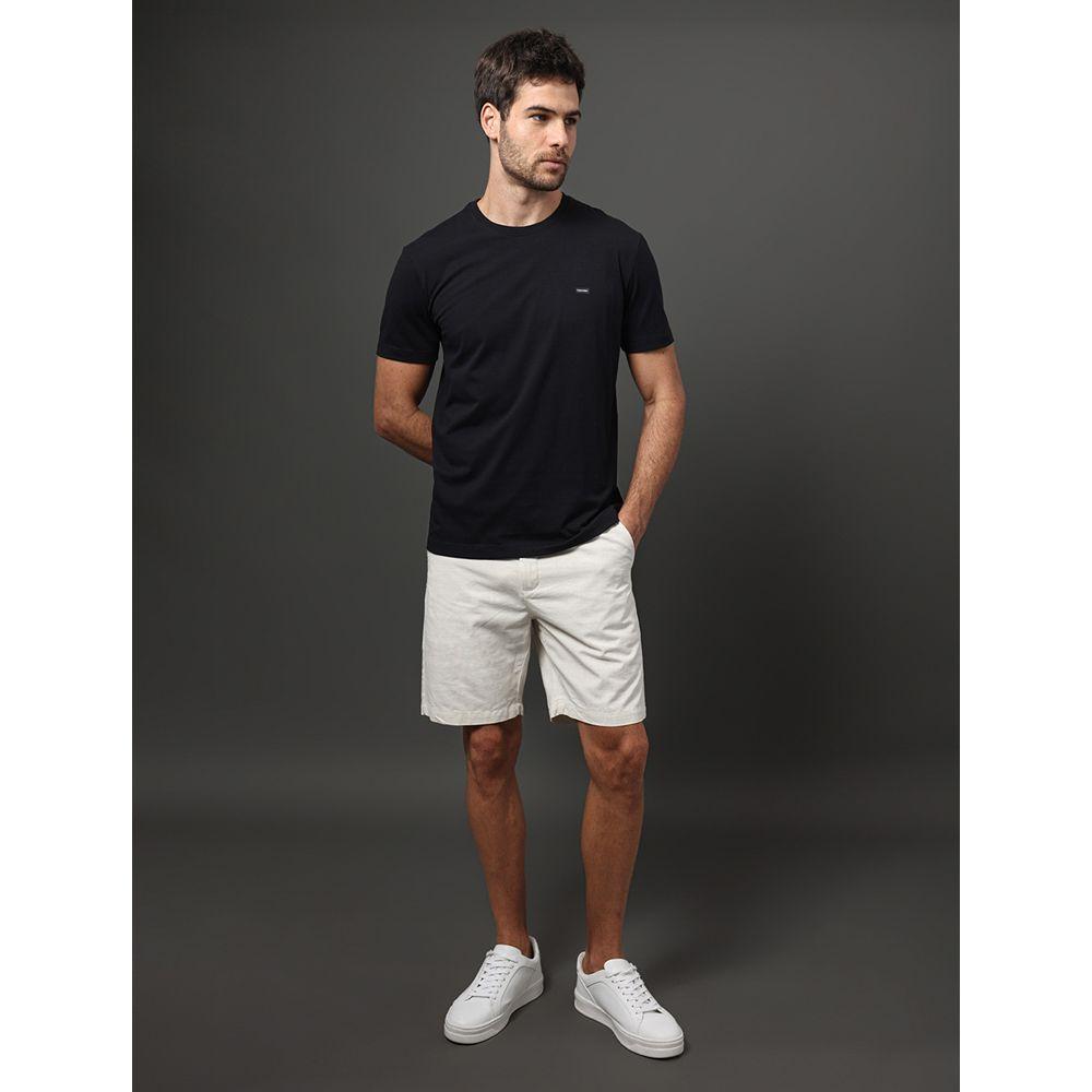 Camiseta Masculina Algodão Egípcio Calvin Klein - Preto - 3