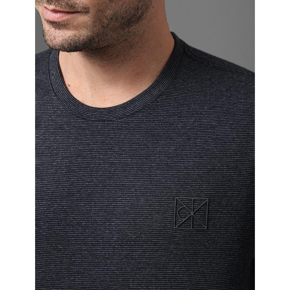 Camiseta Masculina Listrada Calvin Klein - Preto - 4